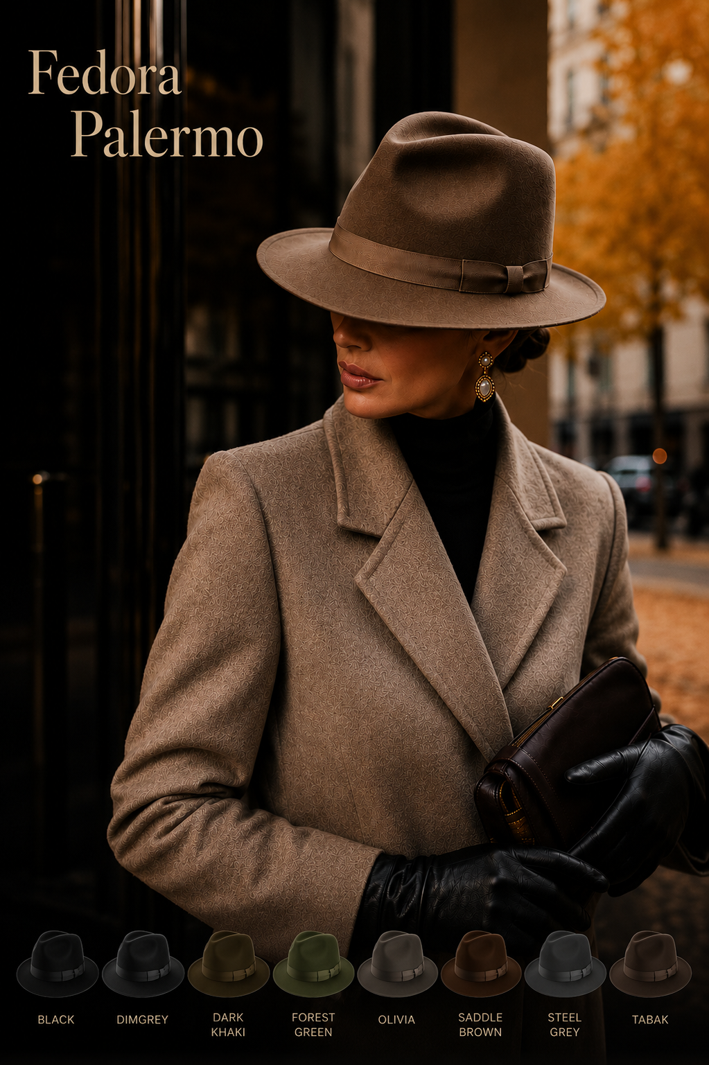 Alpenleder Felt Hat PALERMO