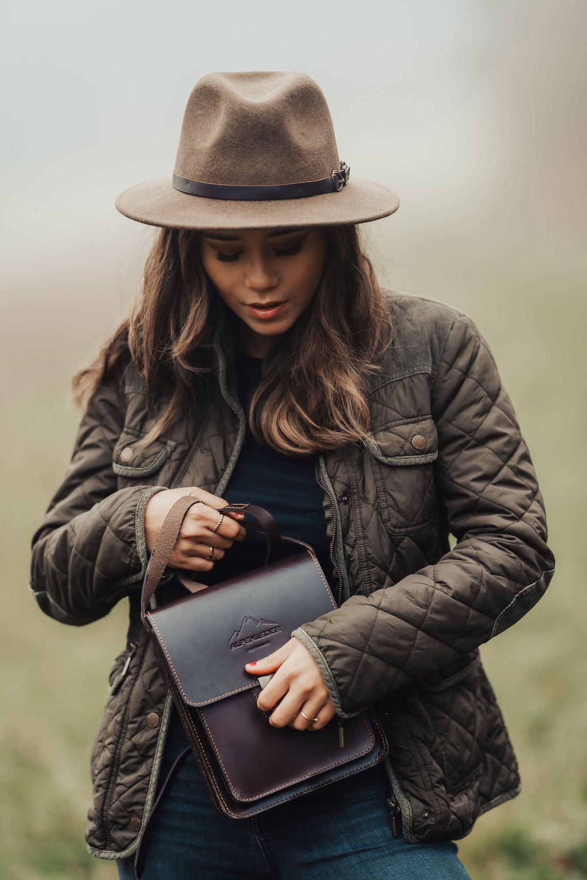 Alpenleder felt hat SIENA