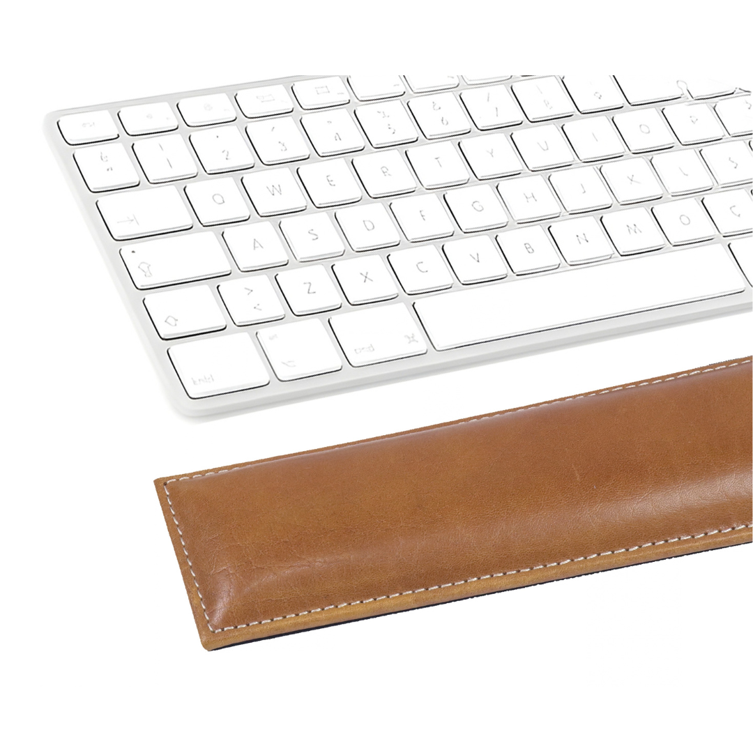 Alpenleder Handgelenkauflage MONTE aus Leder für die Tastatur